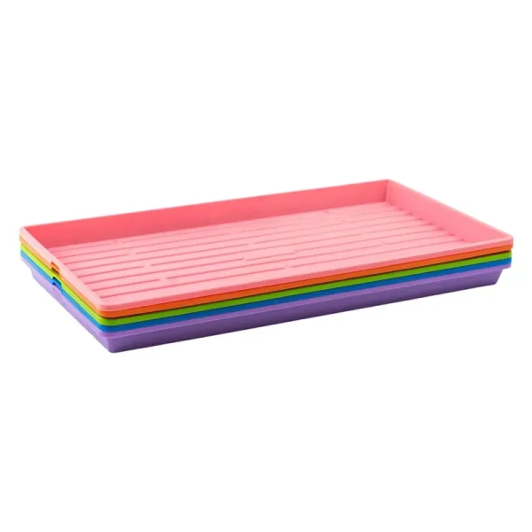 Bootstrap Farmer Microgreen Trays, Multicolor 10 Pack, No Holes