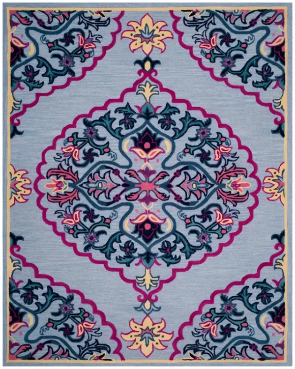 Safavieh 8' x 10' Bellagio BLG605G Blue Multi Rug