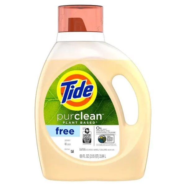 Tide Purclean Unscented Liquid Laundry Detergent - 63 fl oz
