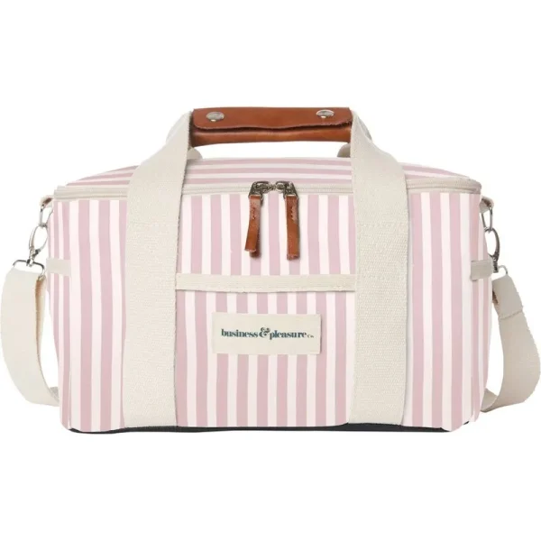 Business & Pleasure Co - Premium Cooler Bag - Lauren's Pink Stripe