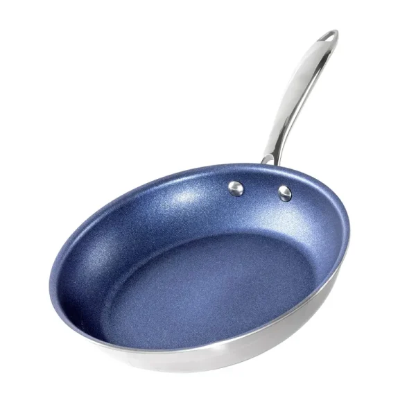 Granitestone Blue Stainless Steel 10" Fry Pan