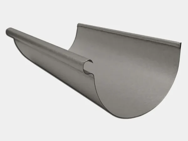 PG Gutter 5" Half-Round Gutter with Wire, 26 Gauge, 20 ft (PGUHW520)