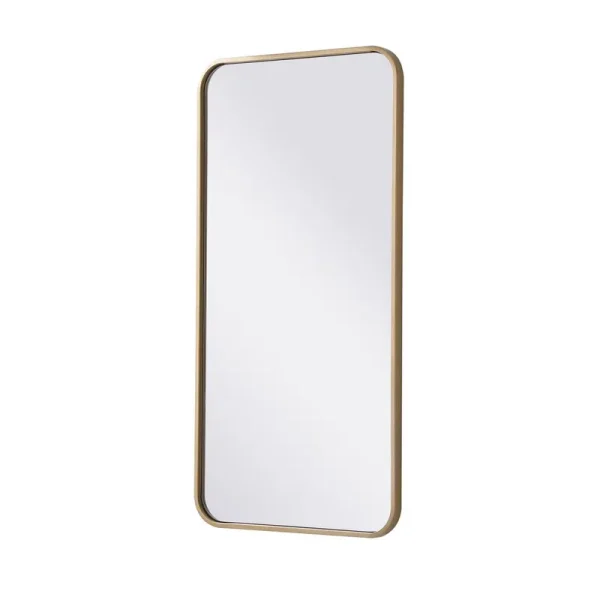 Alessandra Accent Mirror Finish: Brass, Size: 36'' H x 18'' W