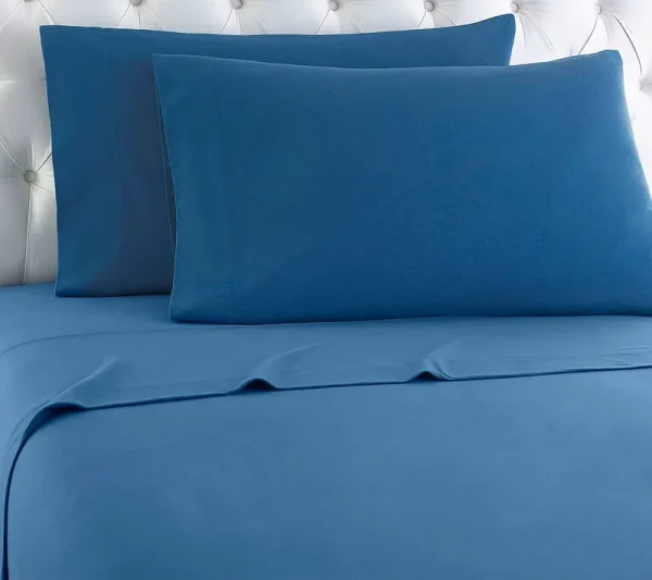 Micro Flannel Sheet Set (Twin XL - Smokey Mountain Blue)