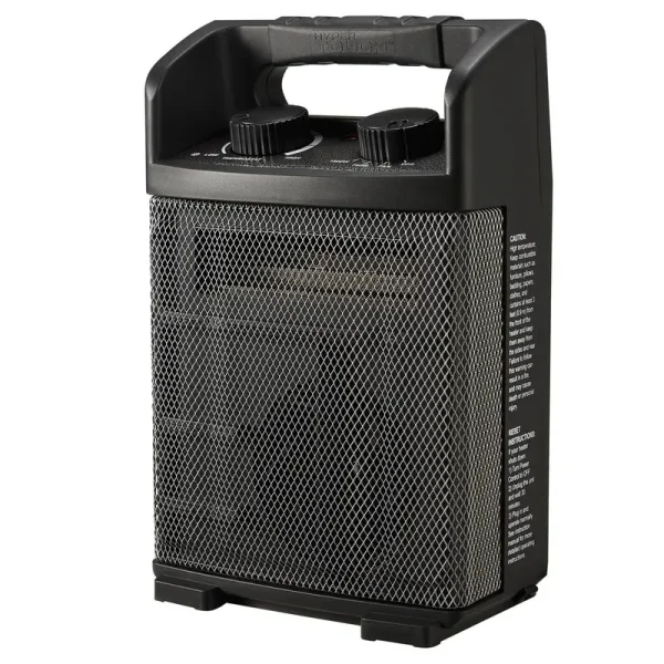 Hyper Tough SHAG-G33F Black 1500W Heavy Duty 2-Setting Electric Utility Space Heater