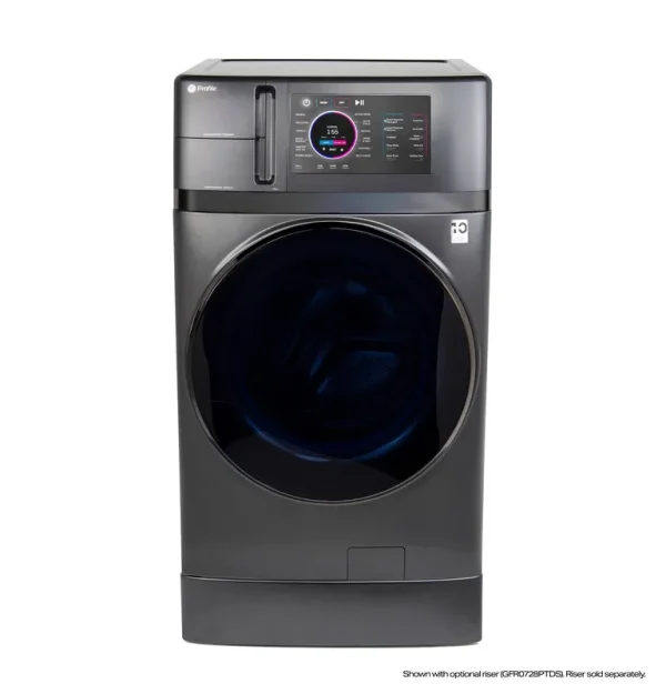 GE Profile 4.8 Cu. ft. Capacity Ultrafast Combo with Ventless Heat Pump Technology Washer/Dryer