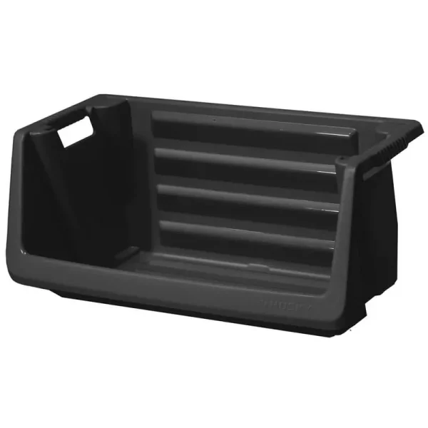 Husky 55 Gallon Stackable Storage Bin in Black
