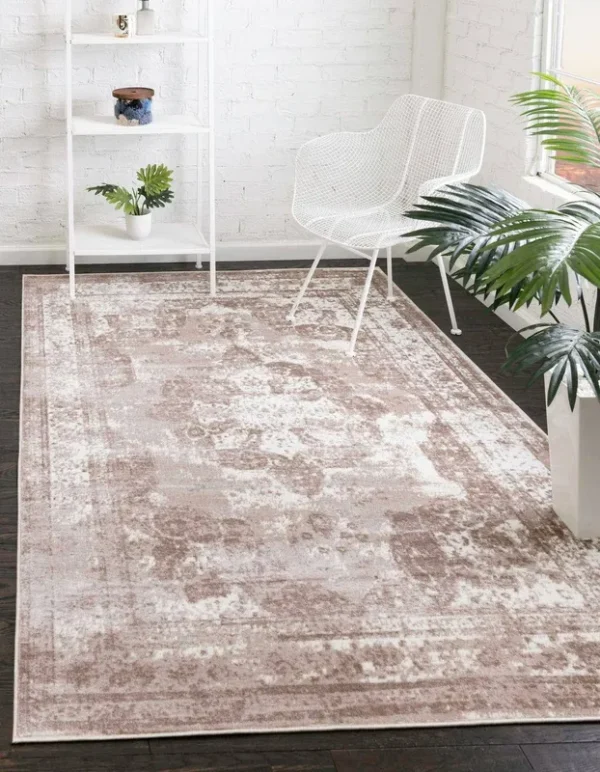 Unique Loom Salle Garnier Sofia Area Rug - 8' x 11' Beige