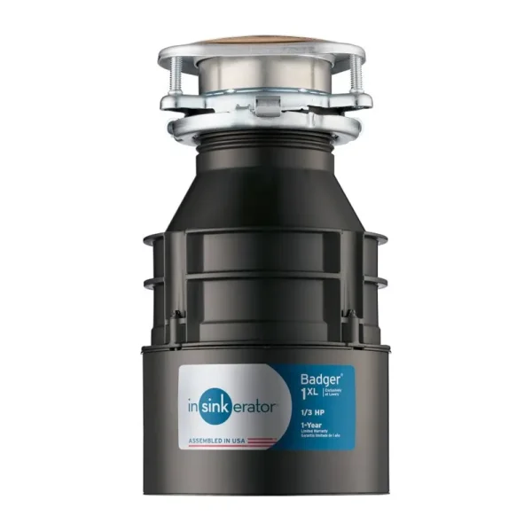 Insinkerator Garbage Disposal 1/3 HP in Black | Badger 1XL