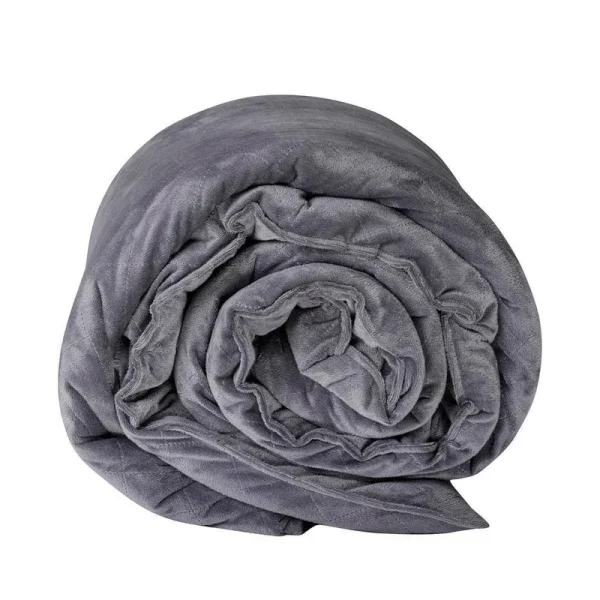 Swift Home Weighted Blanket with Removable Cover -10 lbs Grey