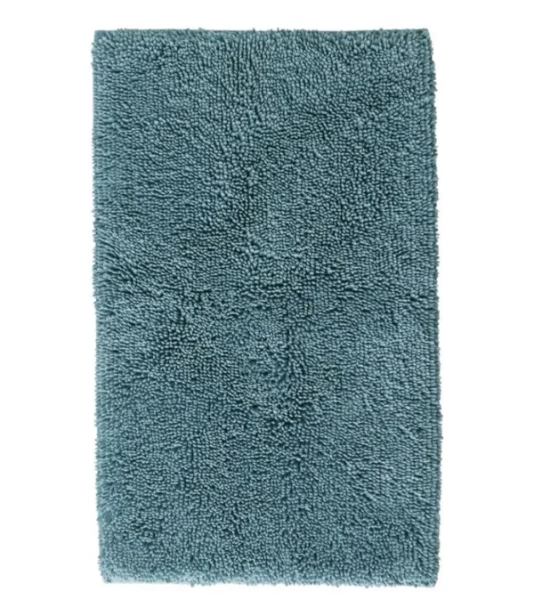 Classic Cotton Bath Mat Blue Quartz Single Sink | L.L.Bean