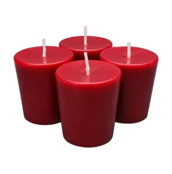 Mainstays Votive Candles - Red - 4 Pack