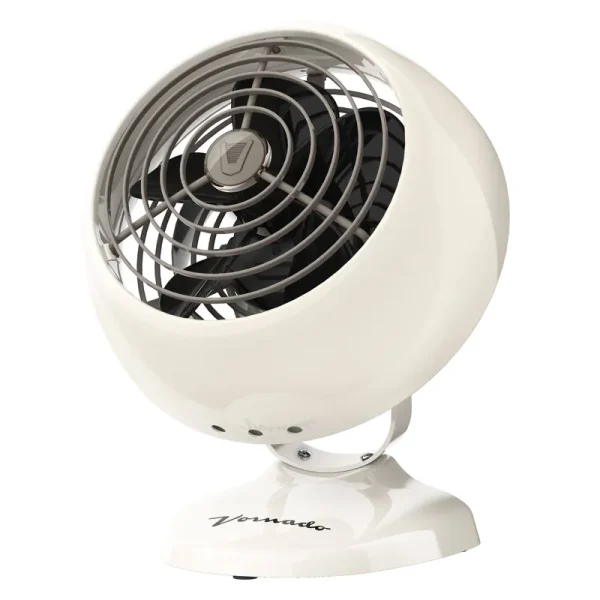 Vornado VFAN Mini Classic Personal Vintage Air Circulator Fan White