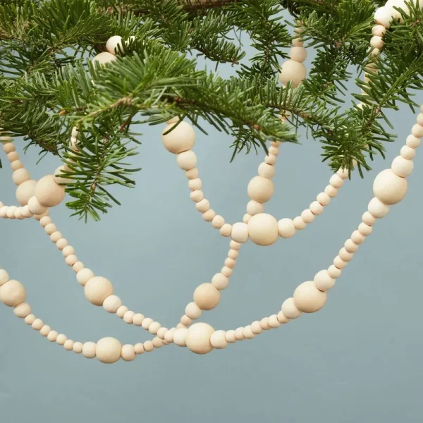 Hearth & Hand with Magnolia Wood Garland 12 Feet