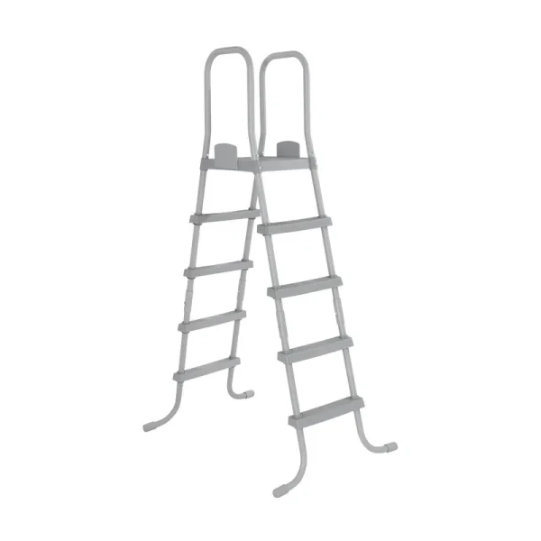 Bestway Flowclear 52 inch Heavy Duty Metal A Frame Above Ground Pool Ladder