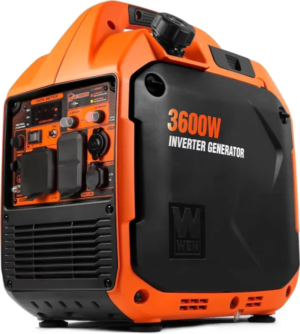 Quiet and Lightweight 3600 - Watt Dual Fuel RV - Ready Portable Inverter Generator with Fuel Shut Off and CO Watchdog