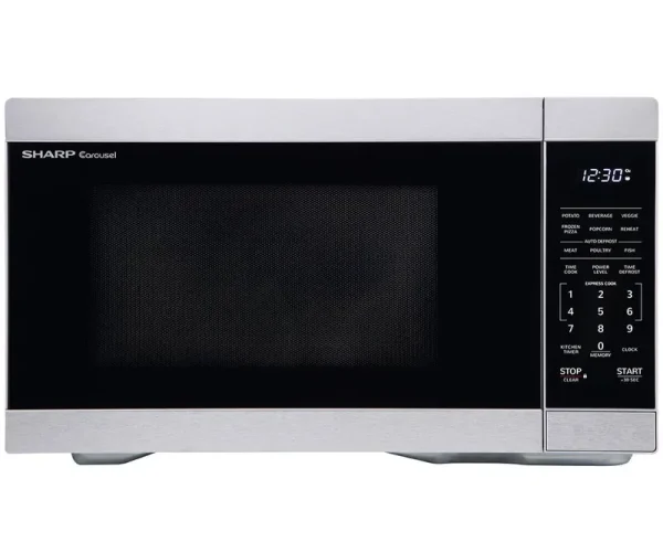 Sharp 1.1-Cu. ft. Countertop Microwave Oven, Stainless (Smc1162hs)