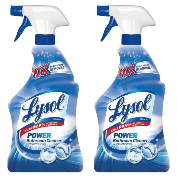 Lysol Bathroom Cleaner Bundle Trigger (Pack of 2)