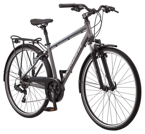 Schwinn Network 6c Hybrid Bike, 21 Speed, 19.5 in Frame, 700c Wheels, Gray