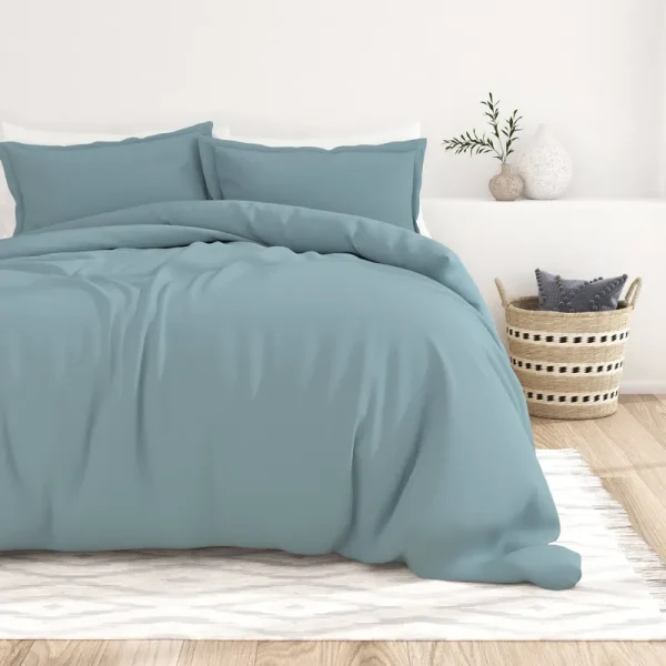 Home Collection Premium Ultra Soft Duvet Cover Set - Ocean - King
