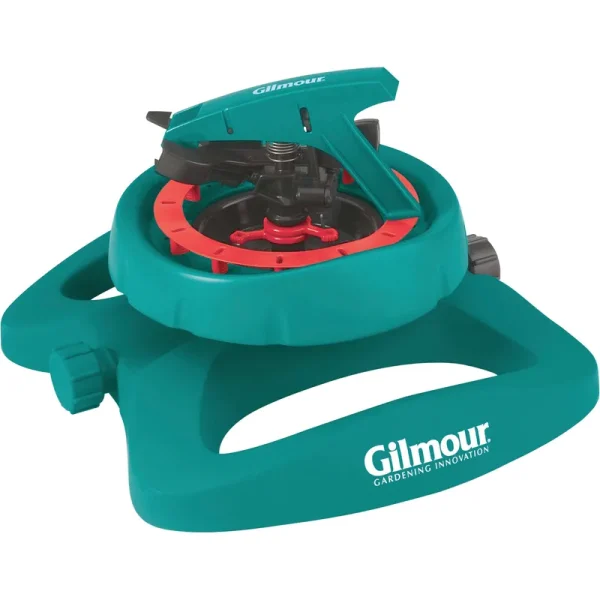 Gilmour Pattern Master Impulse Sprinkler on Polymer Sled Base, Green