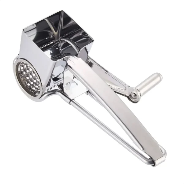 Amazon Basics Stainless Steel Rotary Cheese Grater (Previously AmazonCommercial Brand)