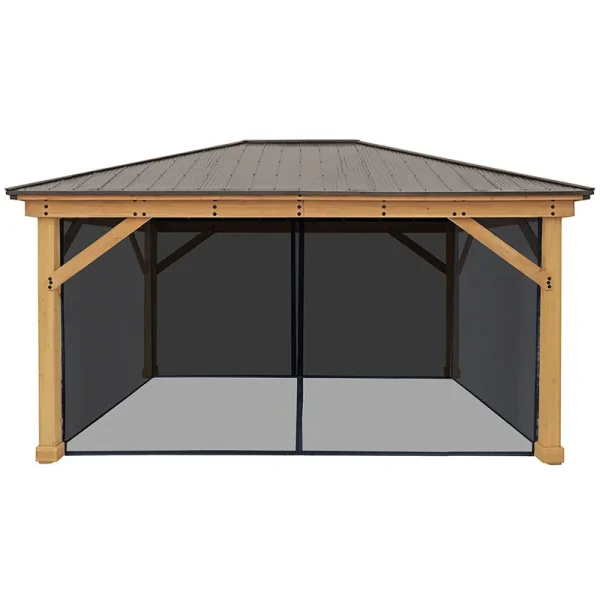 Yardistry - 12' x 16' Meridian Gazebo Mesh Kit