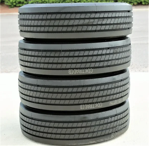 Set of 4 Transeagle ST Radial All Steel ST225/75R15 225/75R15 121/117M F 12 Ply Trailer Tires