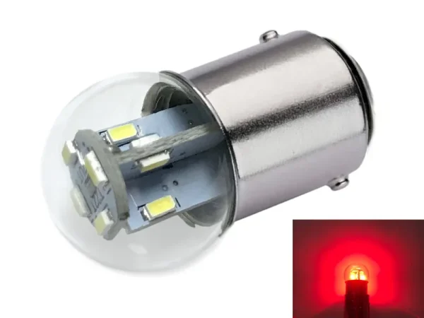 #90 Miniature Bulb LED Replacement | 12/14 Volt AC/DC | Base Style: BA15D | Repl