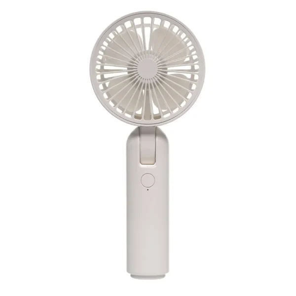 O2cool Treva Handheld Rechargeable Fan, White
