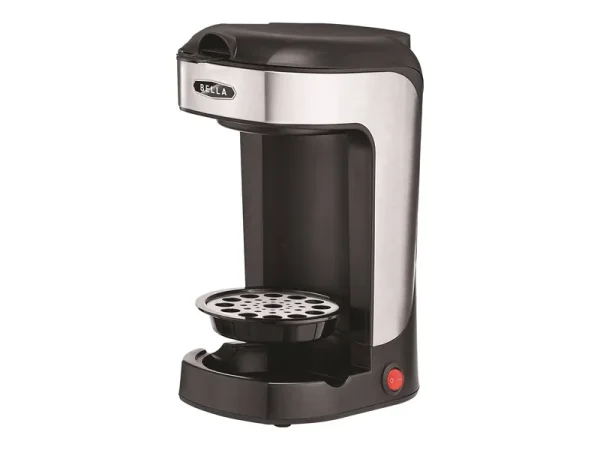 Bella Stainless Steel Single Scoop Coffee Maker - Black