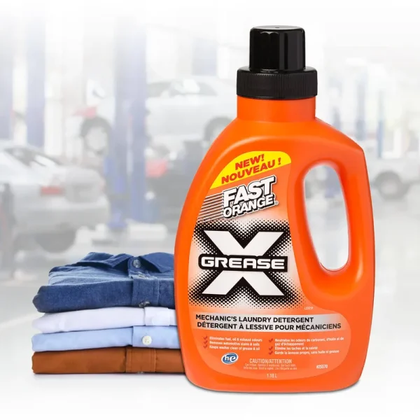 Permatex Mechanic's Laundry Detergent Fast Orange 1.18 L, Size: Large