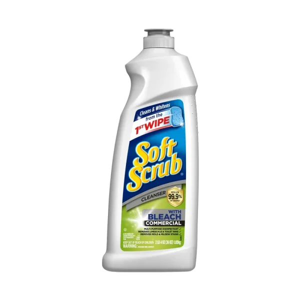 Soft Scrub Disinfectant Cleanser, with Bleach - 36 oz