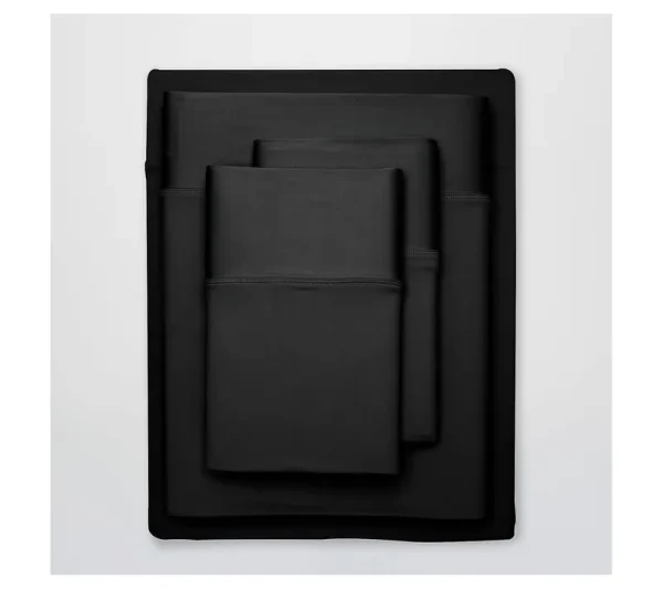 Sheex Elevated Performance King Sheet Set, Size King, Black