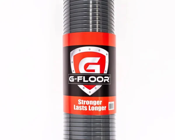 G-Floor 55 Mil Ribbed 8'6" x 22' Slate Grey Flooring