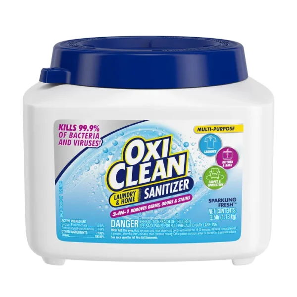 Oxiclean Laundry & Home Sanitizer, Multi-Purpose, Sparkling Fresh - 2.5 lb