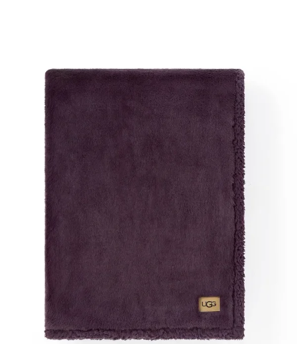 Ugg Cynthia Faux Fur Throw Blanket - Fig