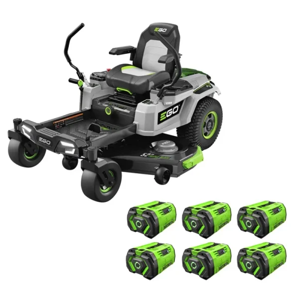 Ego Power+ 52 inch Z6 Zero Turn Riding Lawn Mower ZT5207L