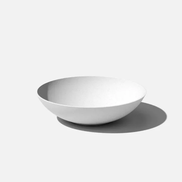 Veradek Mason Series Lane Bowl 24 inch Planter White