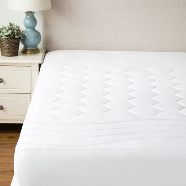 Bedsure Mattress Pad Queen Size - Breathable - Ultra Soft Quilted Mattress Protector, Fitted Sheet Mattress Cover White