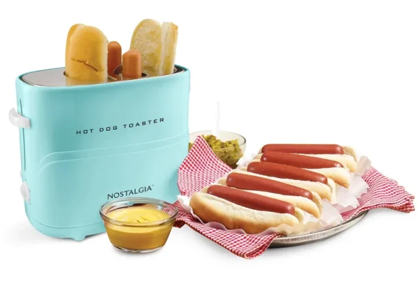 Nostalgia - Hot Dog Toaster - Aqua