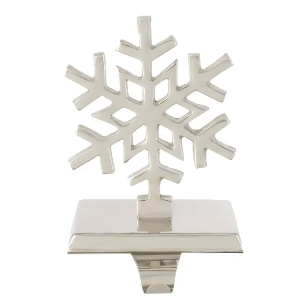 Silver Snowflake Stocking Holder by Ashland-Christmas Decorations, Size: 5�� x 6��