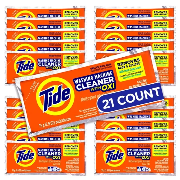 Tide Washing Machine Cleaner Orange 21 Count (Pack of 1)