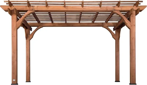 168" W x 120" D Solid Wood Pergola Backyard Discovery