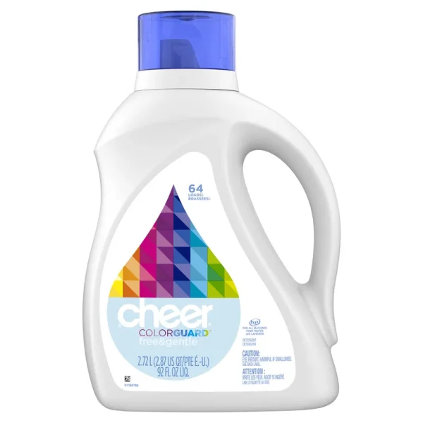 Cheer Free Liquid Laundry Detergent 64 Load - 92 fl oz