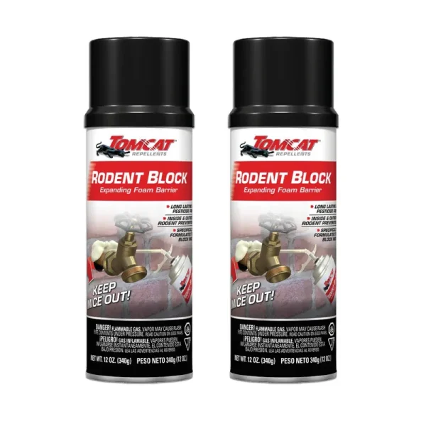 Tomcat Rodent Block Expanding Foam Barrier (2-Pack)