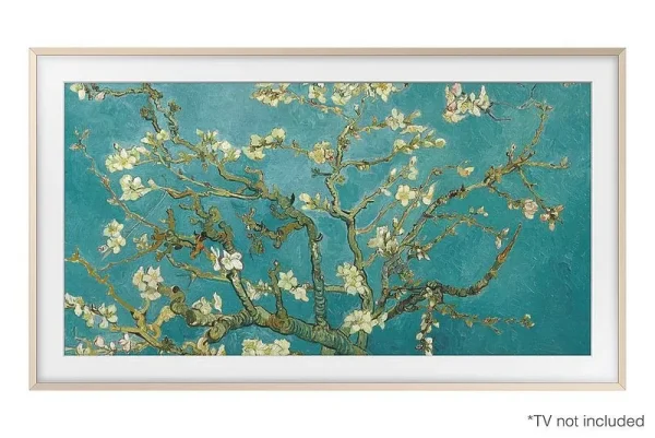 Samsung 55" The Frame Customizable Bezel - Sand Gold Metal