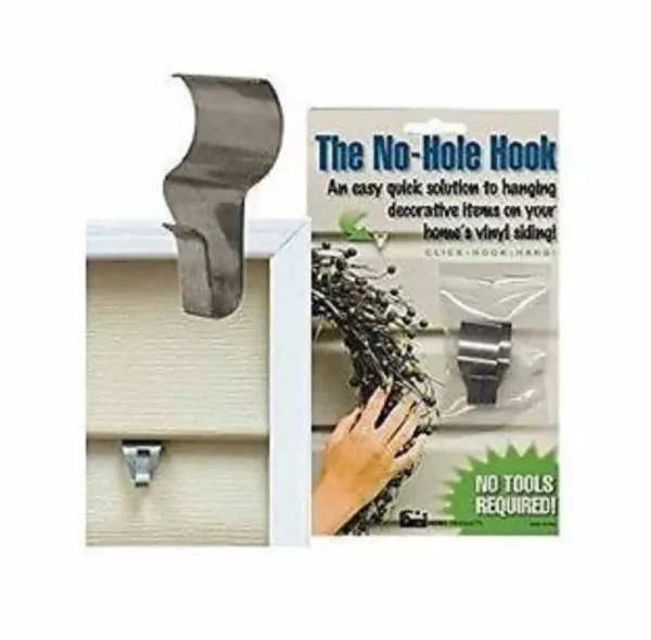1st Choice No-Hole Hooks Vinyl Siding Hangers - Low Profile- 4pk