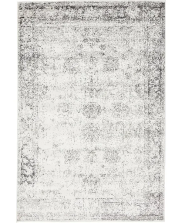Unique Loom Casino Sofia Gray 4' x 6' Rug