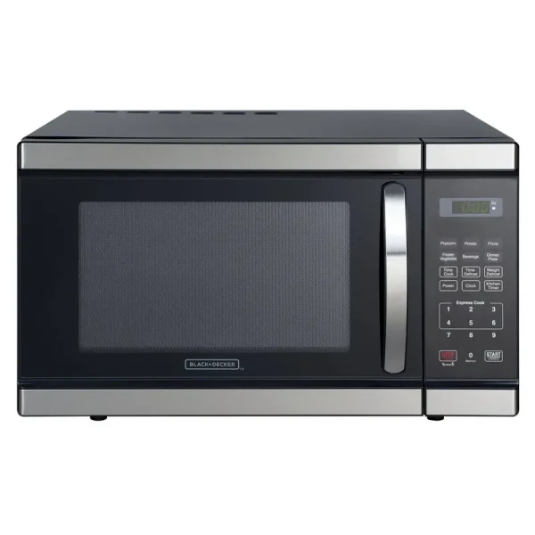 Black & Decker 1.1 Cu ft 1000W Microwave - Stainless Steel